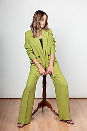 PALAZZO KETEN TAKIM ELBİSE