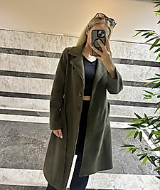 Kadın Kaşmir Kaban